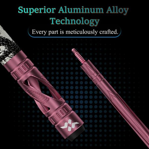 Aluminum Alloy Metal Pool Cue Carbon Fiber Pool Cue ROSE