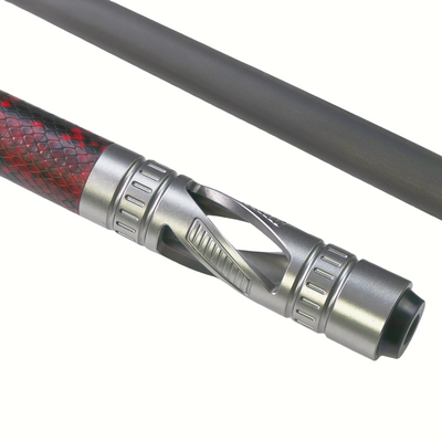 Aluminum Alloy Metal Pool Cue Carbon Fiber Pool Cue Metallic Gray