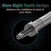 Aluminum Alloy Metal Pool Cue Carbon Fiber Pool Cue SILVERY