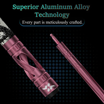 Aluminum Alloy Metal Pool Cue Carbon Fiber Pool Cue ROSE