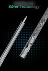 Aluminum Alloy Metal Pool Cue Carbon Fiber Pool Cue SILVERY